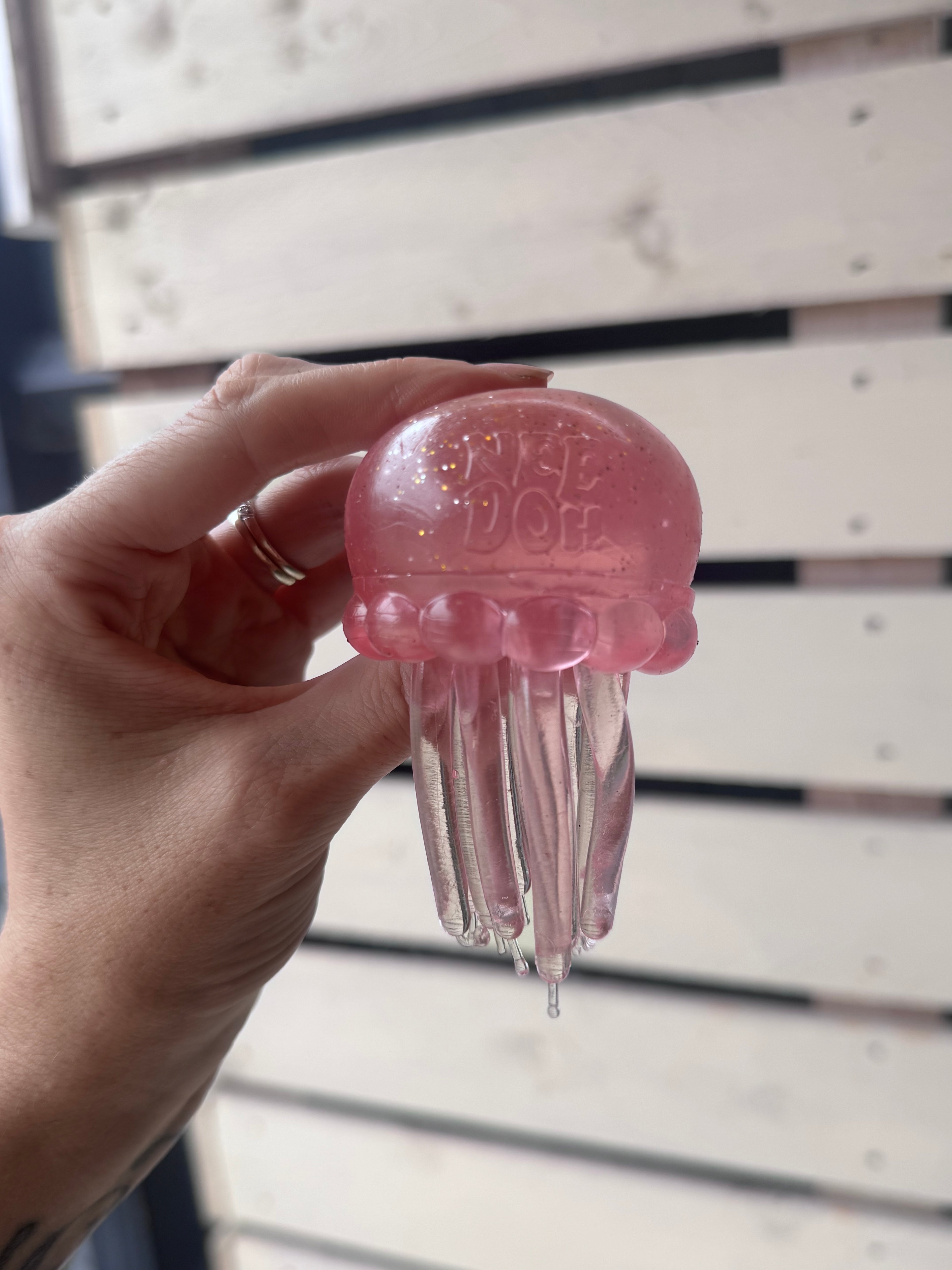 Jellyfish Squishy Toy Slow Rise Sensory Fidget, Stress Relief Desk To Aura & Aroma