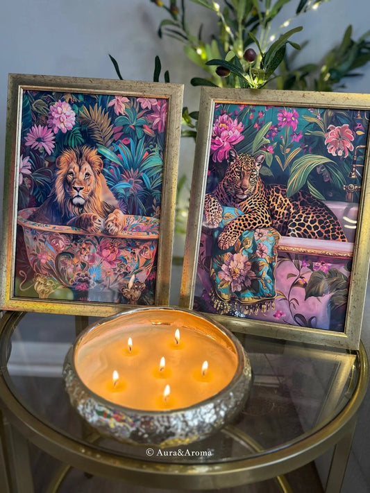 Animal wall art with picture frames - Aura & Aroma
