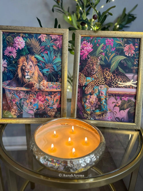 Animal wall art with picture frames - Aura & Aroma