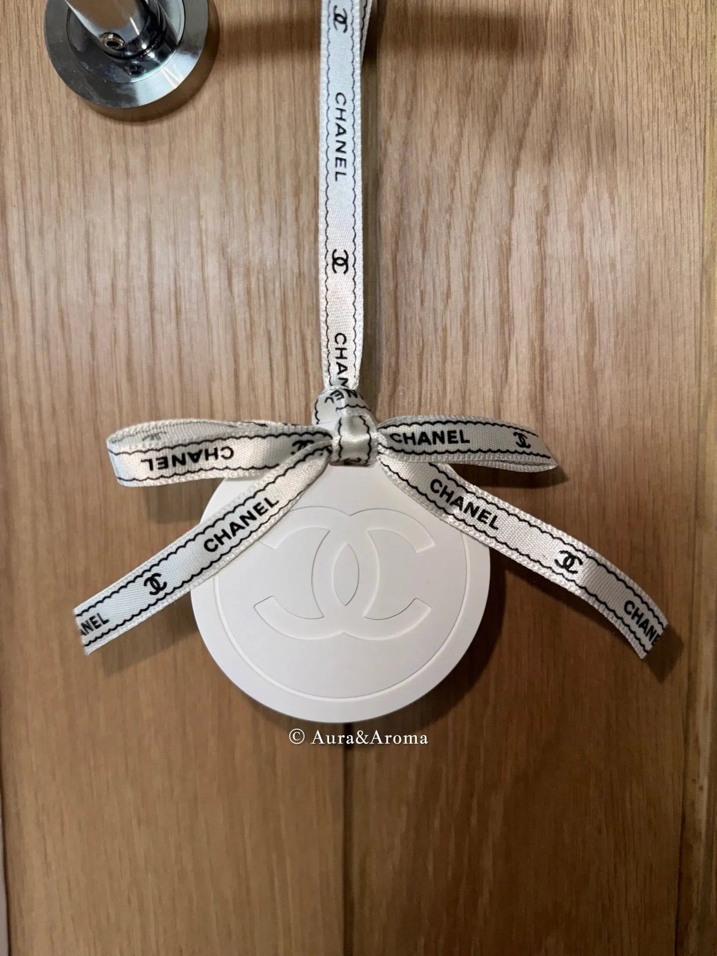 Chanel inspired car and home hanging air freshener perfect gift present anniversary and birthday - Aura & Aroma