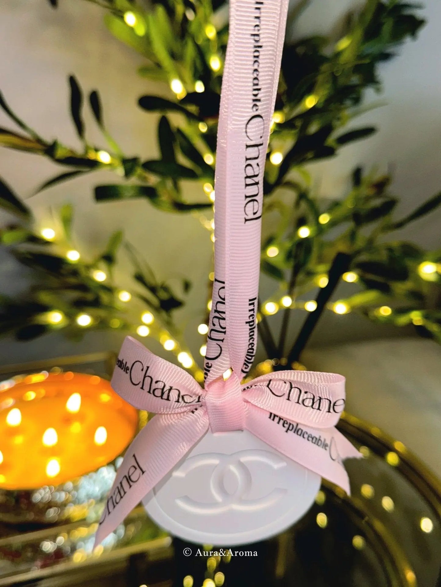Chanel inspired car and home hanging air freshener perfect gift present anniversary and birthday - Aura & Aroma