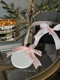 Dior inspired car and home hanging air freshener perfect gift present anniversary and birthday - pink ribbon - Aura & Aroma