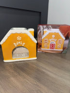 Gingerbread House Shaped Christmas Oil Burner and Wax Warmer - Aura & Aroma