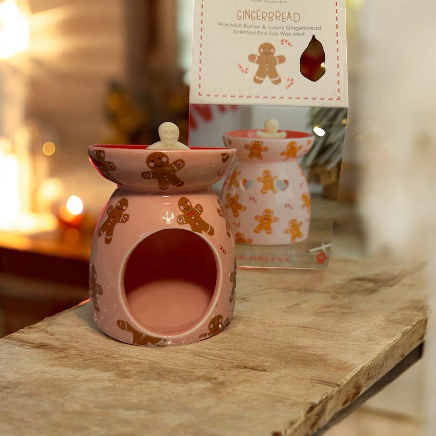 🍪 Gingerbread Wax Burner 🕯️✨ - Aura & Aroma