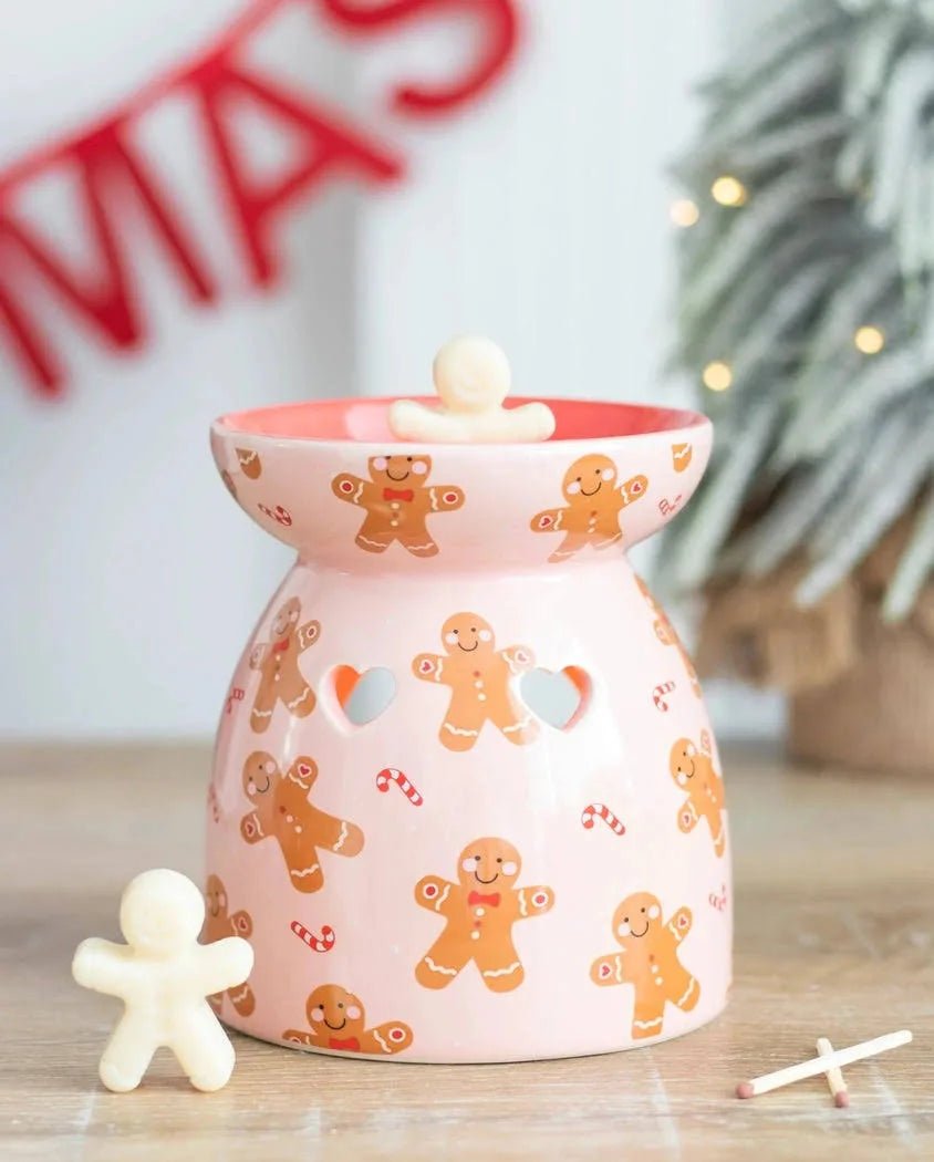 🍪 Gingerbread Wax Burner 🕯️✨ - Aura & Aroma
