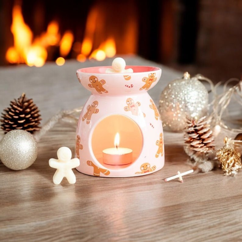 🍪 Gingerbread Wax Burner 🕯️✨ - Aura & Aroma