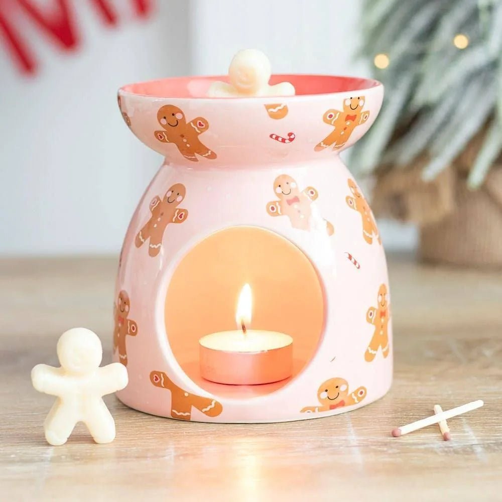 🍪 Gingerbread Wax Burner 🕯️✨ - Aura & Aroma