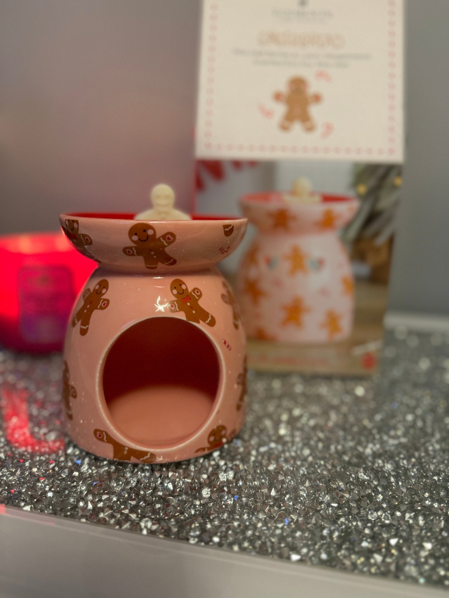 🍪 Gingerbread Wax Burner 🕯️✨ - Aura & Aroma