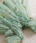Pastel green pretty princess girls tutu dress birthday special occasions - Aura & Aroma