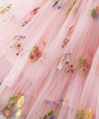 Pink fairy tutu dress with butterfly wings embroidered tulle birthday outfit occasions - Aura & Aroma