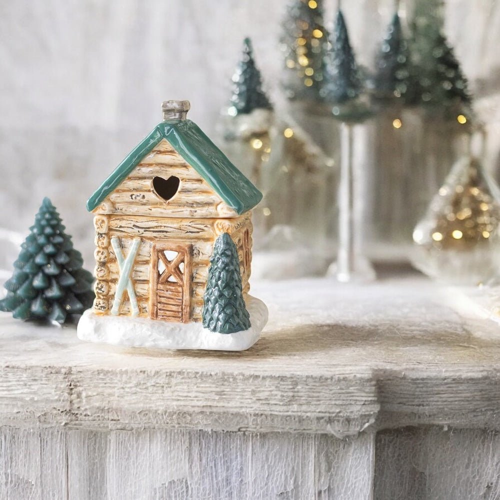 Winter Cabin Ski Chalet Oil Burner - Aura & Aroma