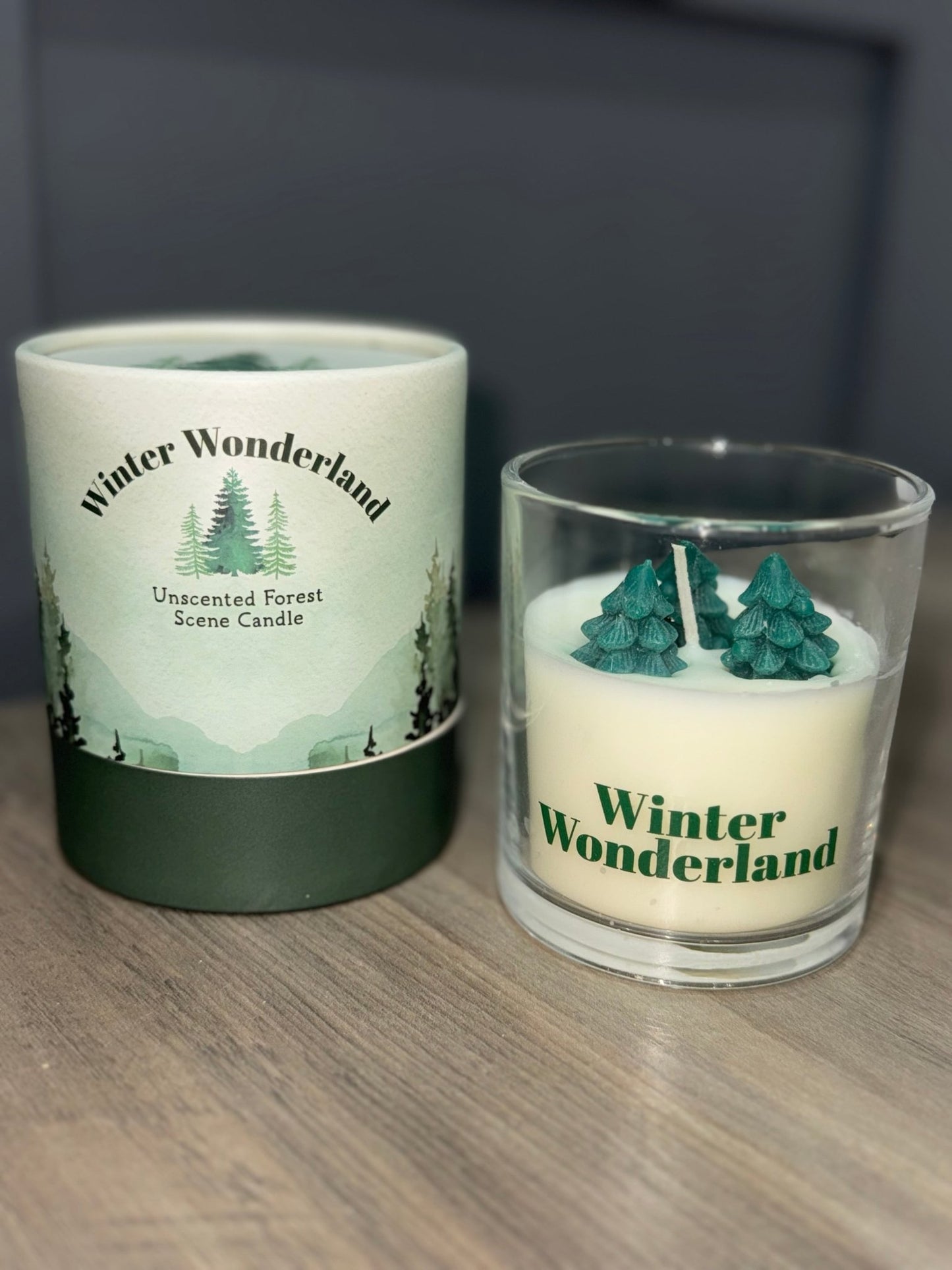 🕯️✨ Winter Wonderland Forest Candle Set ✨🌲 - Aura & Aroma